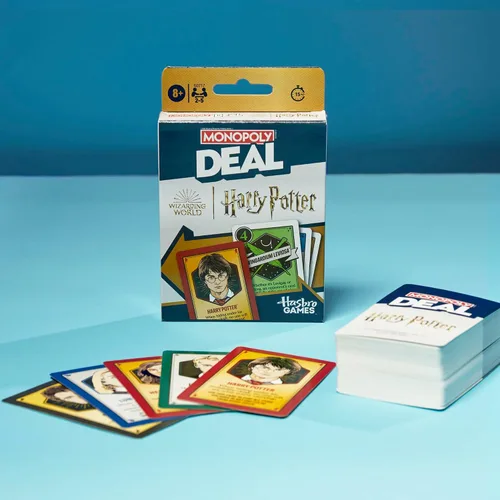 Miniatura 6 de Monopoly Deal: Juego de cartas de Harry Potter Juegos familiares para niños y adultos A partir de 8 años 2 a 5 jugadores 15 minutos