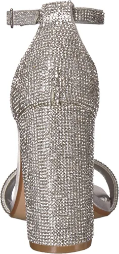 Miniatura 3 de Steve Madden mujeres Carrson cuero puntera abierta ocasión especial correa de tobillo san