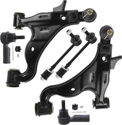 Miniatura 240 de Detroit Axle - Kit de extremo delantero para Chrysler 300 Dodge Charge Challenger 2011-2023, 2 brazos de control inferiores traseros 2 rótulas