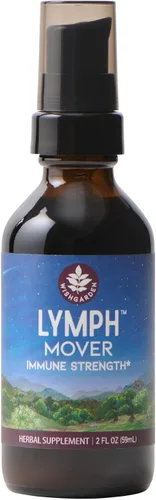 WishGarden Herbs Lymph Mover - Gotas de drenaje linfático orgánico con equinácea, cuchillas y raíz roja - Suplemento de apoyo inmunológico, apoyo