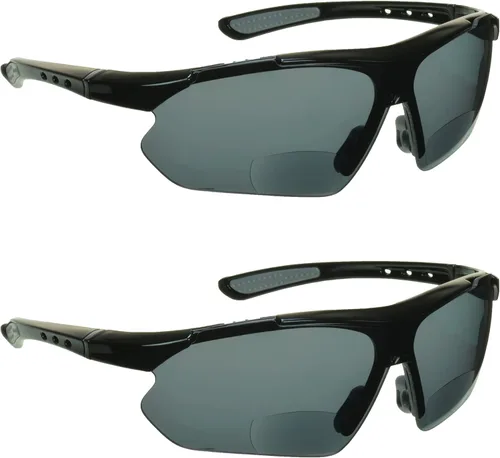 Miniatura 15 de proSPORT BIFOCAL - Lentes de sol para hombres y mujeres, bloqueo de luz azul, lente ámbar HD, semirarimas, envolvente, para conducir, golf