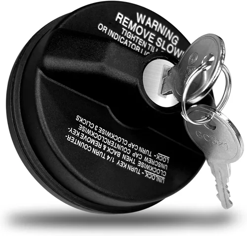Tapa de gas con bloqueo, cerradura de tapa de gas con llave piezas de repuesto para Toyota Tacoma Cadillac Chevy Silverado 4Runner Honda CRV Tundra