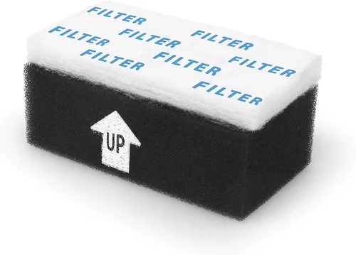 Miniatura 3 de Fette Filter - Conjunto de filtro de espuma de vacío compatible con la aspiradora inalámbrica Hoover Impulse BH53020. Comparar con la pieza #