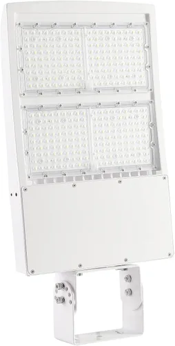 Luces LED de estacionamiento de 480 V, 300 W, 42000 lúmenes, 5000 K, luz LED blanca regulable para poste de caja de zapatos (equivalente a 1000 W