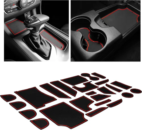 CupHolderHero - Compatible con Dodge Charger y Chrysler 300 Accesorios 2015-2023 - Juego de 26 piezas de insertos antideslizantes y antipolvo de