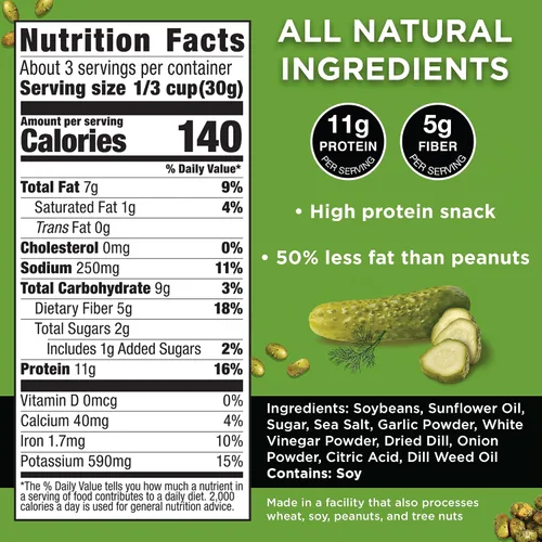 Miniatura 2 de Seapoint Farms Edamame asado al fuego, aperitivo a base de plantas, 0.43 oz con alto contenido de proteínas, vegano, sin gluten, dieta kosher