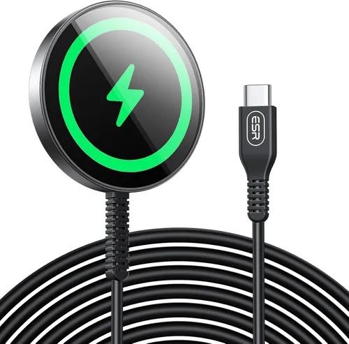 Miniatura 10 de ESR Cargador MagSafe de 15 W, cargador inalámbrico para iPhone Air 17-12, almohadilla de carga magnética Apple para AirPods 4/3/Pro/Pro 2, Galaxy
