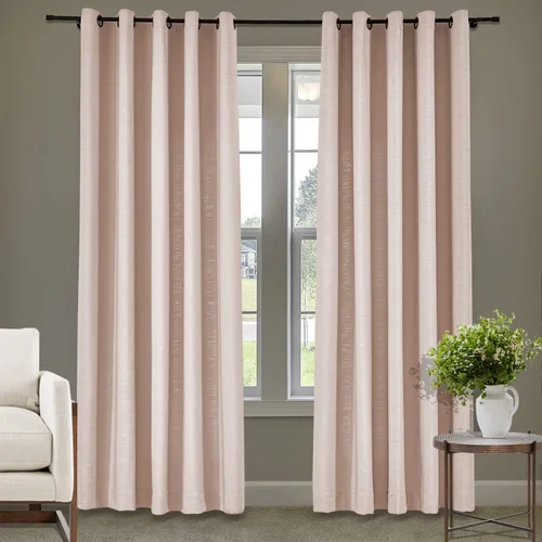 Miniatura 59 de Frelement Cortinas de lino de lino de bronce con ojales para interiores, tratamiento de ventanas para sala de estar, dormitorio, habitación