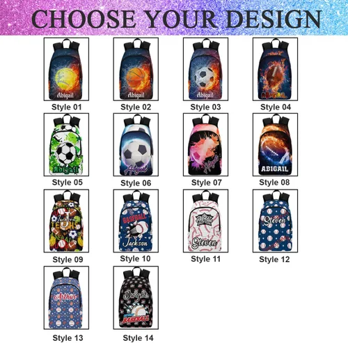 Miniatura 16 de Texto personalizado Elefante desgaste gafas mochila mochila mochila casual Daypack bolsa para mamá niñas, color86-4, Mochilas Daypack
