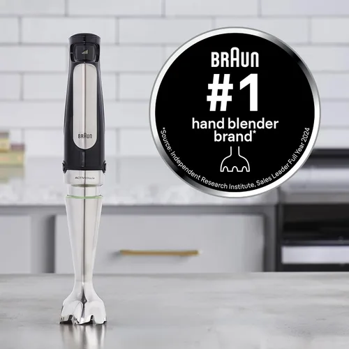 Miniatura 6 de Braun MultiQuick 7 - Batidora de inmersión 3 en 1 con procesador de alimentos - Potente batidora eléctrica de mano - Emulsionador para picar, batir
