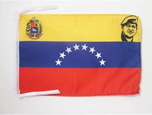 Miniatura 457 de Bandera de México AZ FLAG, 45.7 x 30.5 cm, con cordones - Pequeñas banderas mexicanas de 30 x 45 cm - Bandera de 45.7 x 30.5 cm