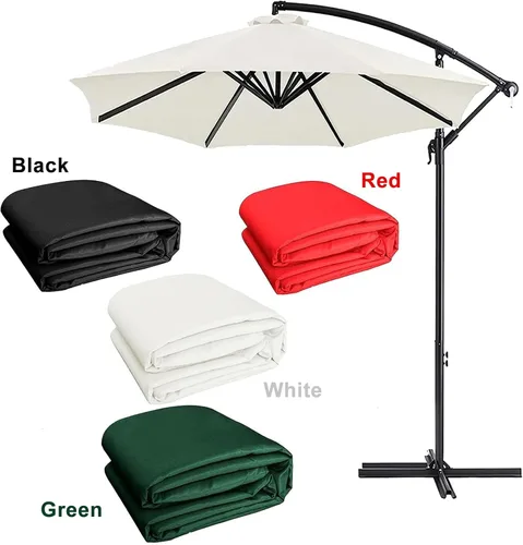 Miniatura 5 de Lona de repuesto para sombrilla de patio, toldo de repuesto para sombrilla de patio, 2M, 2.7M, 3.0M, 6 brazos/8 brazos, sombrilla de jardín, tela