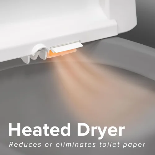 Miniatura 8 de SmartBidet SB-2000 Asiento de bidé eléctrico - Asiento para inodoro climatizado con secador de aire caliente y funciones de lavado con control