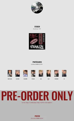Miniatura 3 de Stray Kids NOEASY 2nd Album Jewel Case I.N Cover CD+20p PhotoBook+1p Sticker+1p PhotoCard+Message PhotoCard Set+Tracking Kpop Sealed