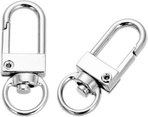 GBSTORE 10 piezas de cierres giratorios de langosta accesorios de hardware de hebilla giratoria para perro, resorte de metal, cierres de gancho para