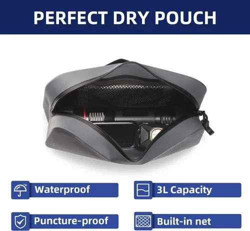 Miniatura 2 de THURSO SURF Riñonera Impermeable Bolsa Seca Bolsa Flotante Correa de Cintura Ajustable Mantén tu Teléfono y Objetos de Valor Seguros/Secos