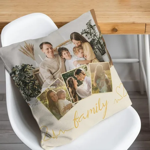 Miniatura 3 de Bivei Funda de almohada personalizada con imagen y texto, almohada decorativa personalizada para mamá, funda de almohada personalizada con fotos