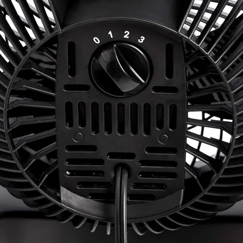 Miniatura 4 de Amazon Basics Ventilador circulador de aire, ventilador de escritorio para dormitorio, hogar y oficina, con cabezal de inclinación de 90 grados, 3
