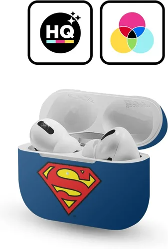 Miniatura 2 de Head Case Designs Calcomanía de vinilo con licencia oficial de Superman DC Comics Classic Comics y Logos compatible con Apple AirPods Pro Clásico
