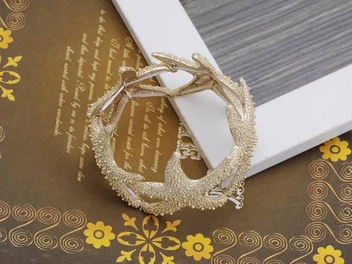 Miniatura 2 de Alilang Brazalete elástico con textura brillante para mujer