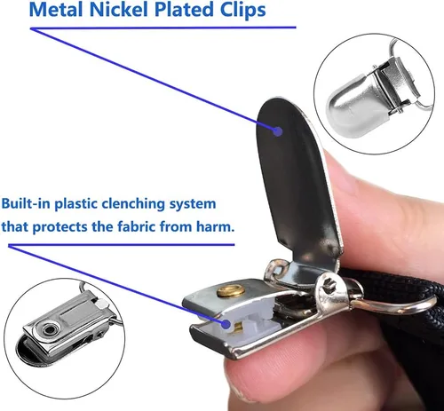 Miniatura 4 de Correas de sábanas, accesorios de cama ajustables (negro)
