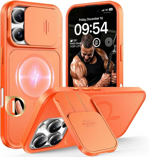 Miniatura 109 de TOCOL Funda para iPhone 11, compatible con Magsafe, protección completa de cámara, imanes integrados, protección contra caídas, funda translúcida