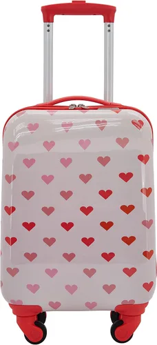 Miniatura 4 de Travelers Club Juego de equipaje de viaje para niños de 5 piezas Corazones Juego de equipaje de viaje para niños de 5 piezas