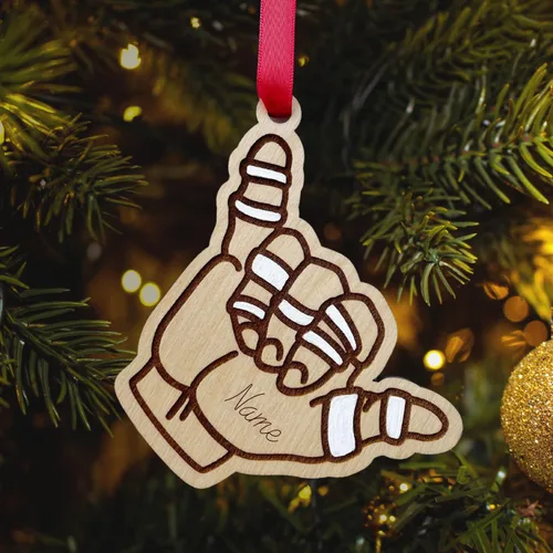 Miniatura 15 de Adorno personalizado de Jiu Jitsu, decoración de árbol de Navidad de artes marciales, regalo de recuerdo navideño BJJ para niños, adolescentes, On63