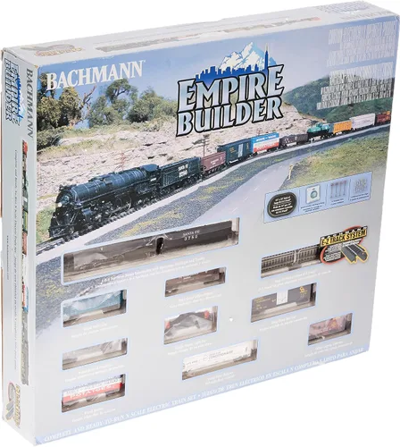 Miniatura 4 de Bachmann Trenes - Empire Builder Ready To Run - Juego de tren eléctrico de 68 piezas - Escala N