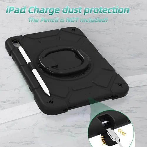 Miniatura 7 de Funda para iPad (A16) de 11ª generación de 11 pulgadas (2025), iPad de 10.9 pulgadas (2022), con [protector de pantalla de vidrio templado]