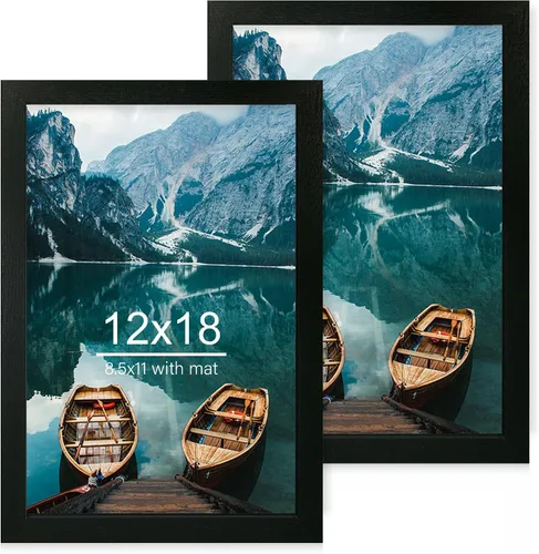 Miniatura 56 de Hongkee - Juego de 2 marcos de fotos, HK042515-MD5.5X8.5-BK(2PK)