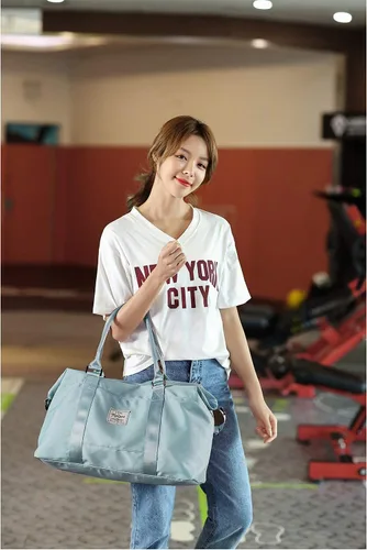 Miniatura 9 de Bolsos de viaje para mujer, para llevar en el fin de semana, bolsa de gimnasio deportiva, bolsa de entrenamiento, para pasar la noche y colgar al
