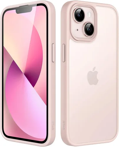 Miniatura 11 de JETech Funda mate para iPhone 13 de 6.1 pulgadas, a prueba de golpes, protección contra caídas de grado militar, cubierta trasera translúcida