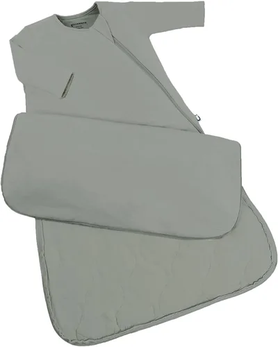 Miniatura 15 de GUNAMUNA Saco de dormir de manga larga para bebés, bolsas de dormir vestibles, rayón suave, 1.0 TOG, esenciales para recién nacidos Ganso