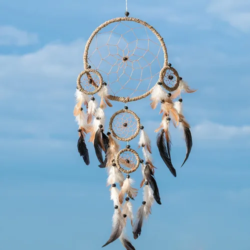 Miniatura 4 de BigOtters Atrapasueños, 10 anillos de macramé de metal dorado para hacer coronas de boda, decoración de manualidades colgantes en la pared, 5