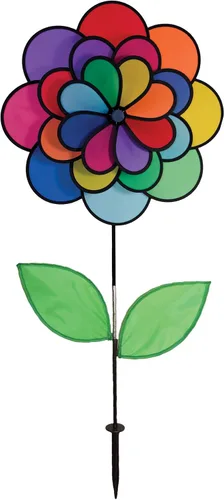 Miniatura 8 de In the Breeze Girador doble iridiscente de flores 2665 -13.5 pulgadas