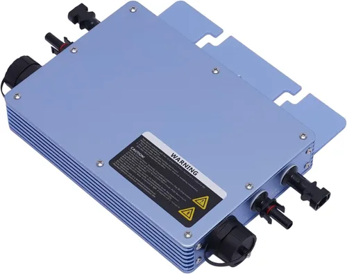 Miniatura 7 de Inversor solar, inversor de aleación de aluminio de 600 W, inversor de rejilla con pantalla LCD, kit de inversor solar para paneles solares de 30 V