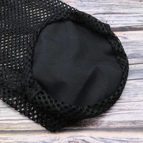 Miniatura 6 de SING F LTD Bolsa de almacenamiento para pelotas de golf, bolsa de malla de nailon para 48-56 pelotas - Cierre de cordón - Negro