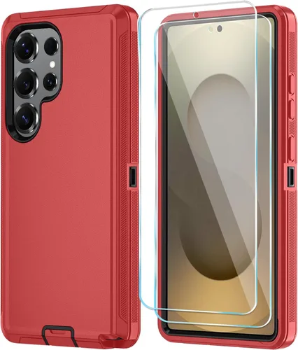 Miniatura 40 de ONOLA Funda compatible con Samsung Galaxy S24 Ultra con protector de pantalla HD, resistente a los golpes y a las caídas, funda de 3 capas