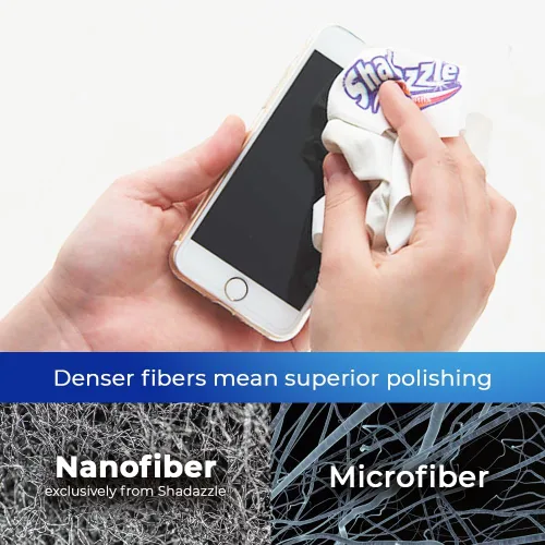 Miniatura 6 de Shadazzle Paño de limpieza de nanofibra, paño de limpieza de microfibra, paño de microfibra y toalla de microfibra, limpia sin rayas con agua