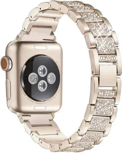 Miniatura 7 de Bling - Correas compatibles con Apple Watch Band de 1.65 pulgadas/1.61 pulgadas/1.57 pulgadas/1.50 pulgadas iWatch Series