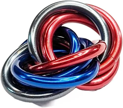 Miniatura 24 de Möbii Fidget Ball (MultiColor): Herramienta de alivio del estrés, ansiedad y estimulación para ADHD, silenciosa, ideal para el hogar, viajes, Rosa