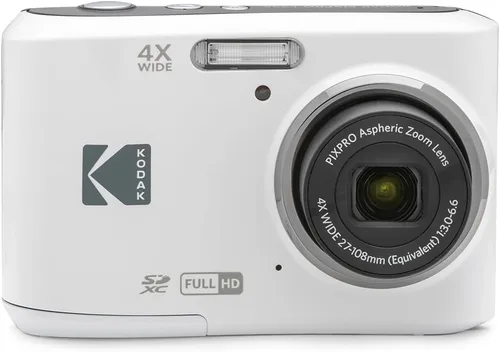 Miniatura 6 de Kodak FZ45WH PIXPRO FZ45 - Cámara digital de 16 MP, color blanco, paquete con tarjeta de memoria Lexar Professional 633x 64GB UHS-1 Clase 10 SDXC