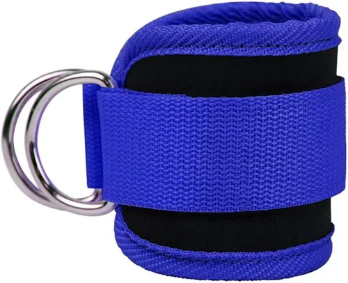 Miniatura 7 de Correas de tobillo, bandas de resistencia para el tobillo, muñequeras, correas acolchadas, correas ajustables, anillo en D para máquina de cable