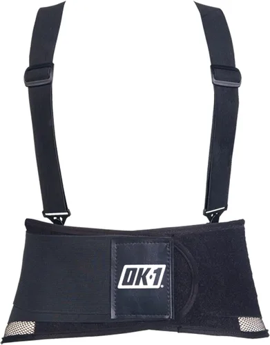 Miniatura 2 de OK-1 00689 - Cinturón lumbar negro, talla 2XL