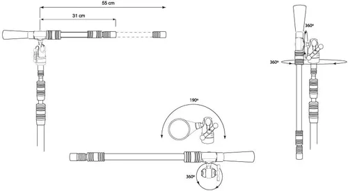 Miniatura 3 de Triad-Orbit Orbit Mini OM Mini brazo orbital de un solo brazo