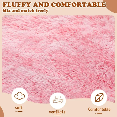 Miniatura 2 de VitalCozy 6 fundas de almohada de piel sintética esponjosa para sofá, cojín cuadrado de 18 x 18 pulgadas, fundas de almohada decorativas de lujo