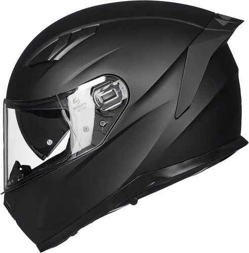 Miniatura 10 de ILM MIPS Casco de Moto Cara Completa con Inserción Pinlock, Doble Visera Antiniebla, para Carreras, para Hombres y Mujeres, Certificado DOT