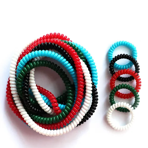 Miniatura 7 de Collares sensoriales masticables para niños y niñas, paquete de 15 pulseras elásticas masticables para niños con autismo, ansiedad, TDAH, SPD