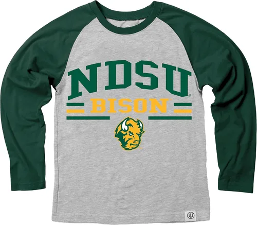 Miniatura 62 de Wes and Willy NCAA playera raglán de manga larga para niños